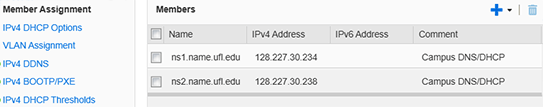 Infoblox Assign DHCP Member Option