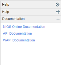 Infoblox Help Panel