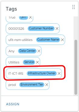 vSphere VM tags