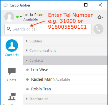 Jabber Dialing