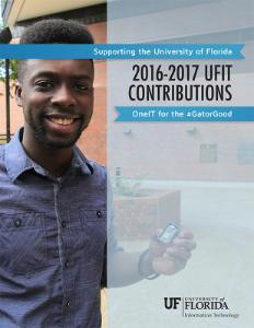 2016-2017 UFIT Contributions cover image 