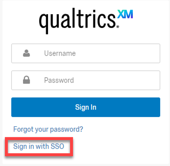 Qualtrics Sign In step 2