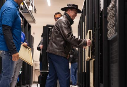 Dr. Deumens installs an NVIDIA B200 System